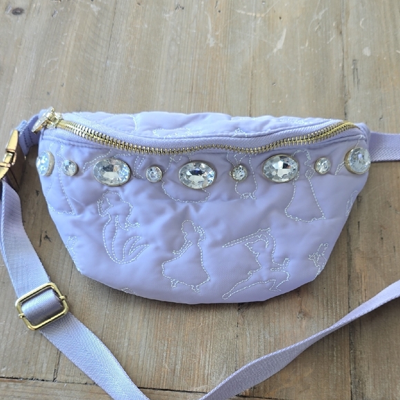 Stoney Clover Lane Handbags - Disney X Stoney Clover Princess Purple Crystal Belt Bag